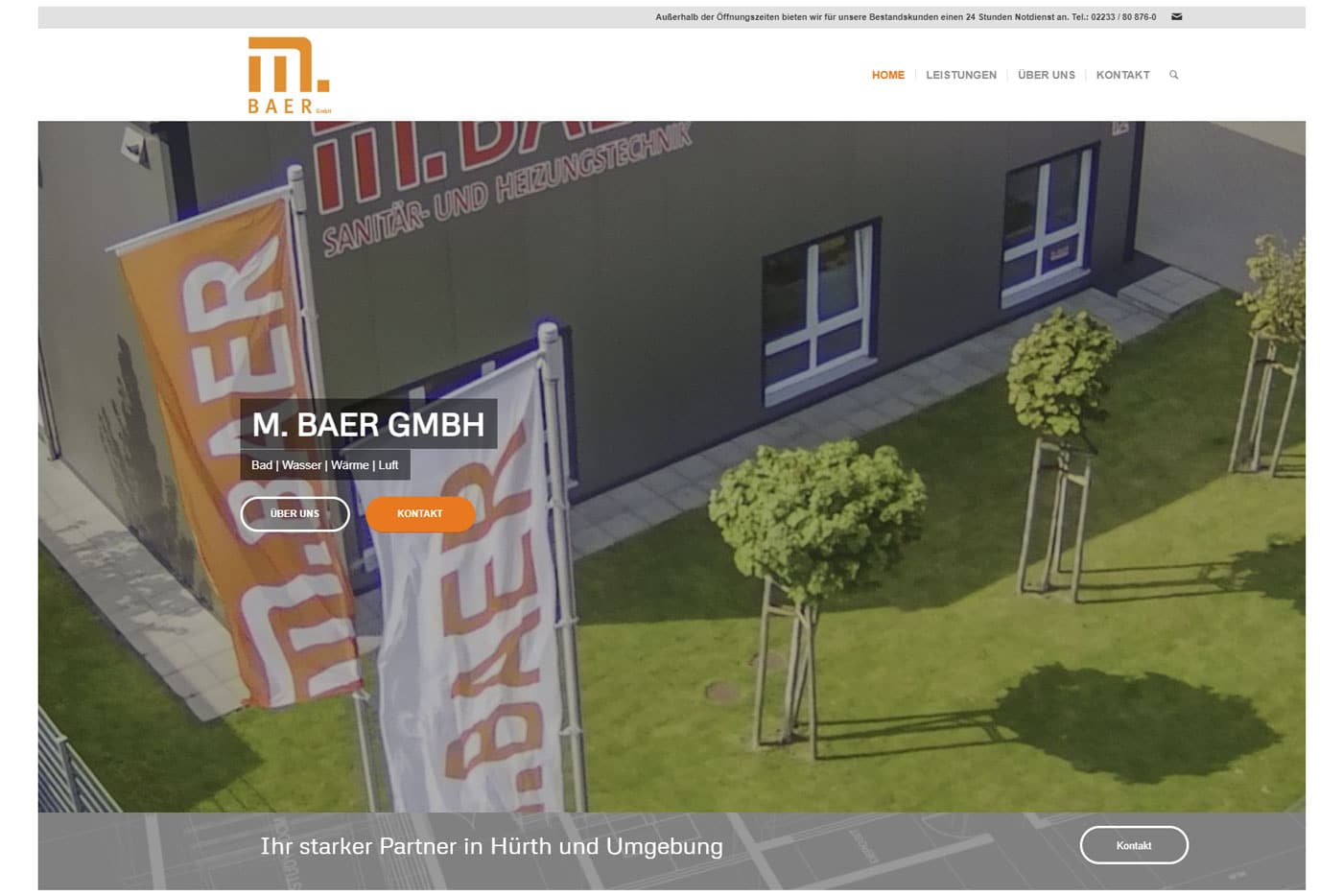 M. Baer GmbH Webseite